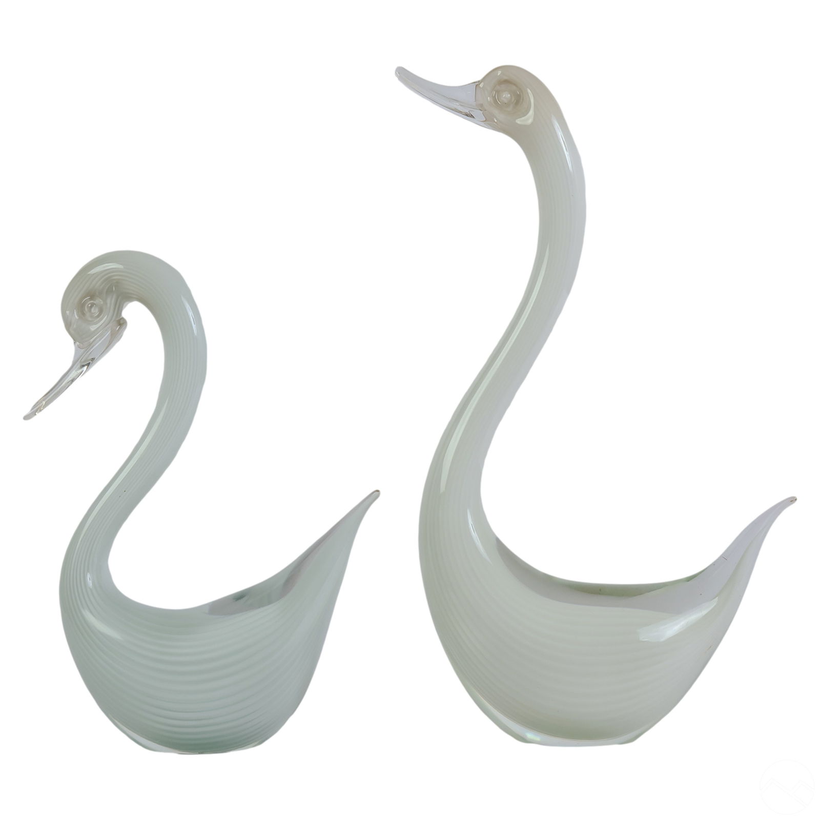 MURANO SEGUSO PAIR OF ART GLASS