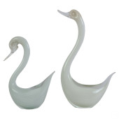MURANO SEGUSO PAIR OF ART GLAS