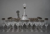 MURANO SILVERED BANDED AND ETC