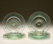 Murano Soffiati glass plates.