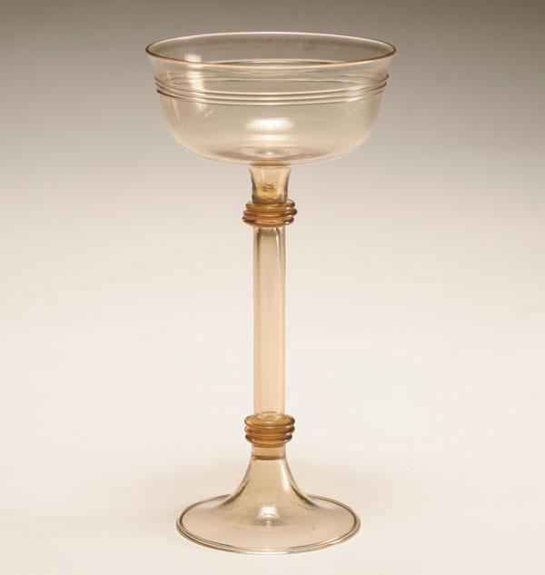 Murano Soffiati pale amber art