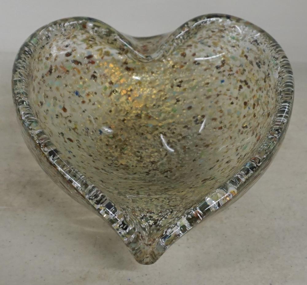 MURANO SPECKLED GLASS BOWLMurano