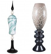 Murano style art glass covered