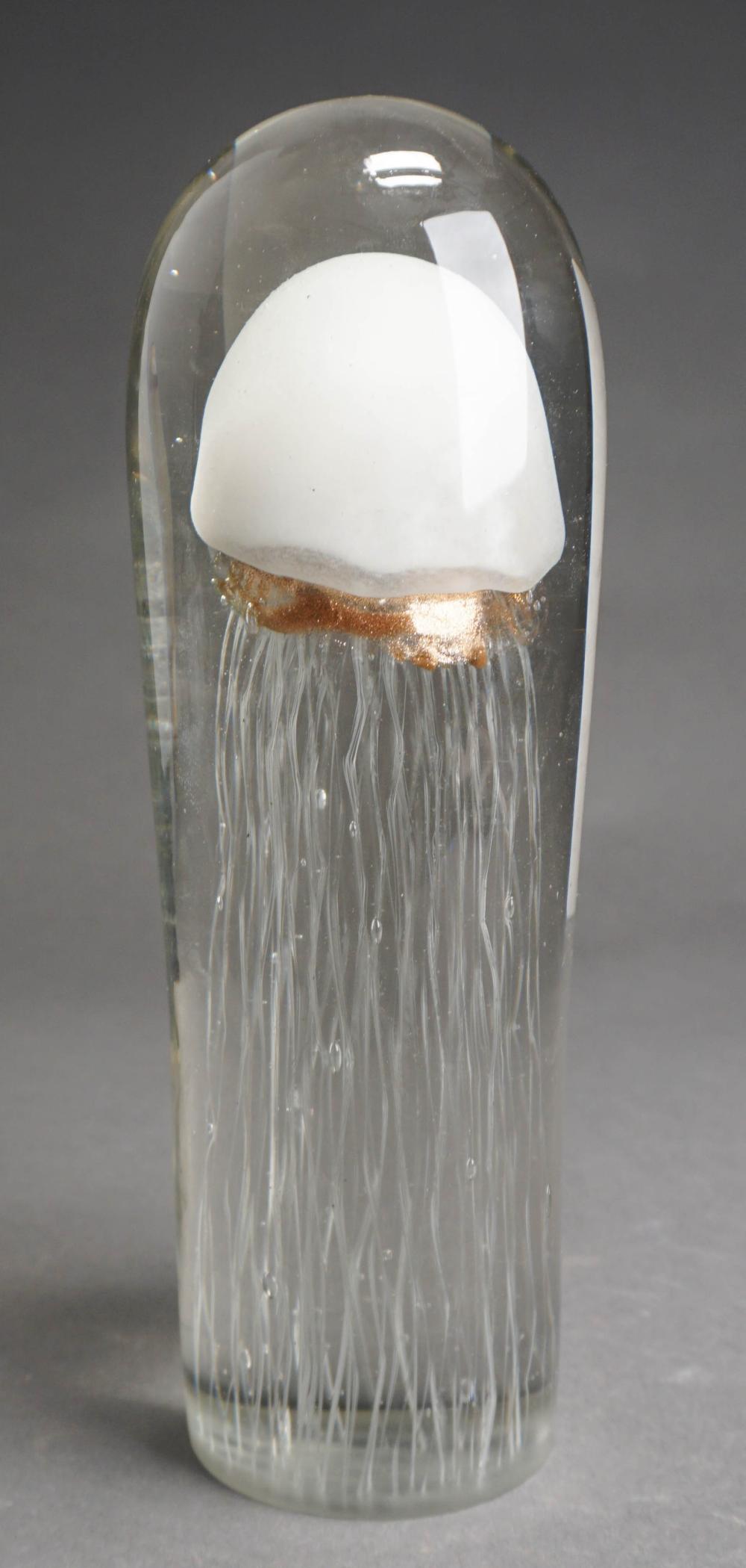 MURANO STYLE ART GLASS JELLYFISH,