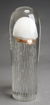 MURANO STYLE ART GLASS JELLYFI