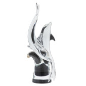 MURANO STYLE CLEAR GLASS FIGUR