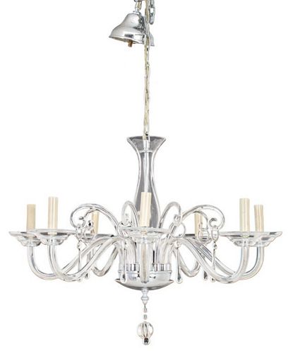 MURANO STYLE SEVEN-ARM GLASS