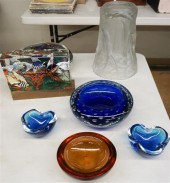 MURANO TYPE FISH SCULPTURE AND