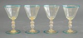 MURANO VENETIAN BLUE AND GOLD