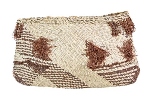 MURIK BASKET BAG, CLUTCH-STYLE WITH