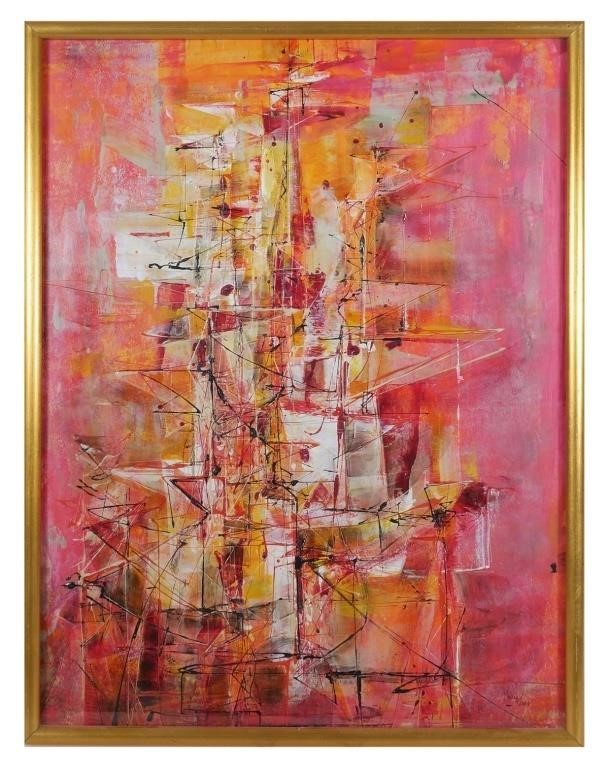 MURRAY JONES, MIXED MEDIA ON PAPER,