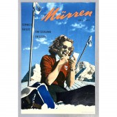 MURREN Switzerland Travel Adve