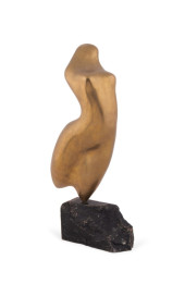 'MUSE' ABSTRACT BRONZE FIGURE,