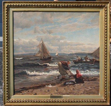 MUSEUM COPY OF H. GUDE PAINTING: