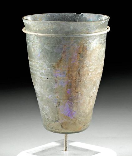 MUSEUM-EXHIBITED ROMAN WHEEL CUT