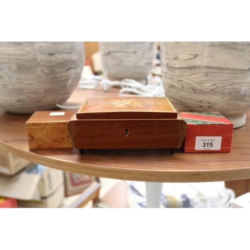 Music box and two small tricket