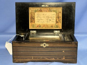 MUSIC BOX, DECORATED BOX WITH