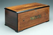 Music box with drums, cymbals: