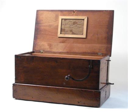 Music box with wooden cylinder   
