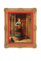 MUSIC GIRL ATTRIBUTED TO ENNIO
