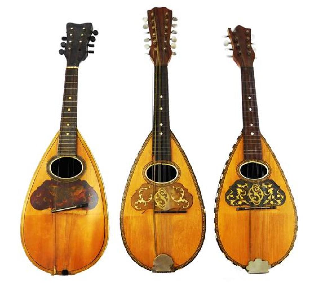 MUSICAL INSTRUMENTS: THREE 20TH