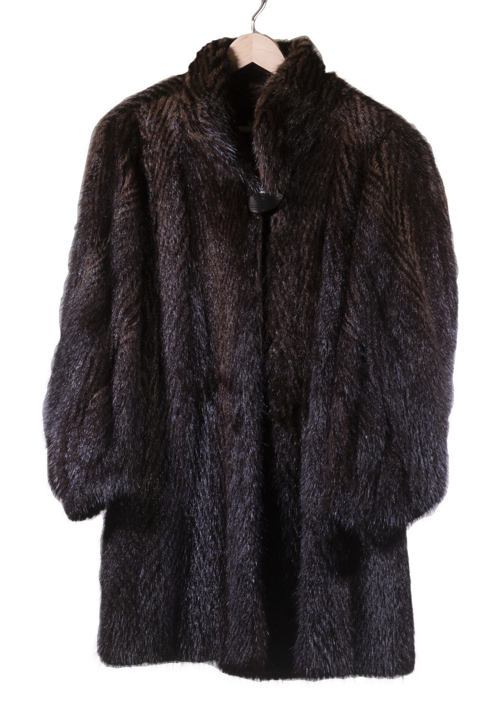 MUSKRAT FUR COAT "Neiman Marcus 3/4