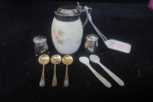 MUSTARD JAR, STERLING SHAKERS