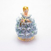 MV IRISH DRESDEN PORCELAIN FIG