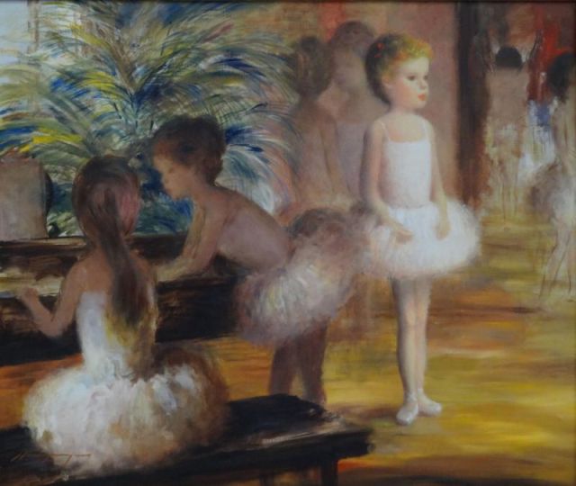 MYERS Harry. Oil on Canvas of Young