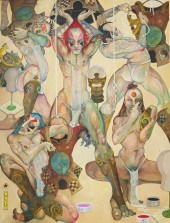MYLO QUAM OIL ON CANVAS SAMURA