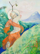 MYLO QUAM OIL ON CANVAS TRAVEL