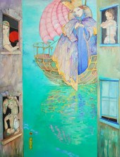 MYLO QUAM OIL ON CANVAS SEA LA