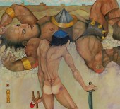 MYLO QUAM OIL ON CANVAS DAVID