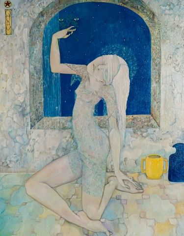MYLO QUAM OIL ON CANVAS STE.