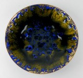 MYRNA EATON COPPER ENAMEL DISH