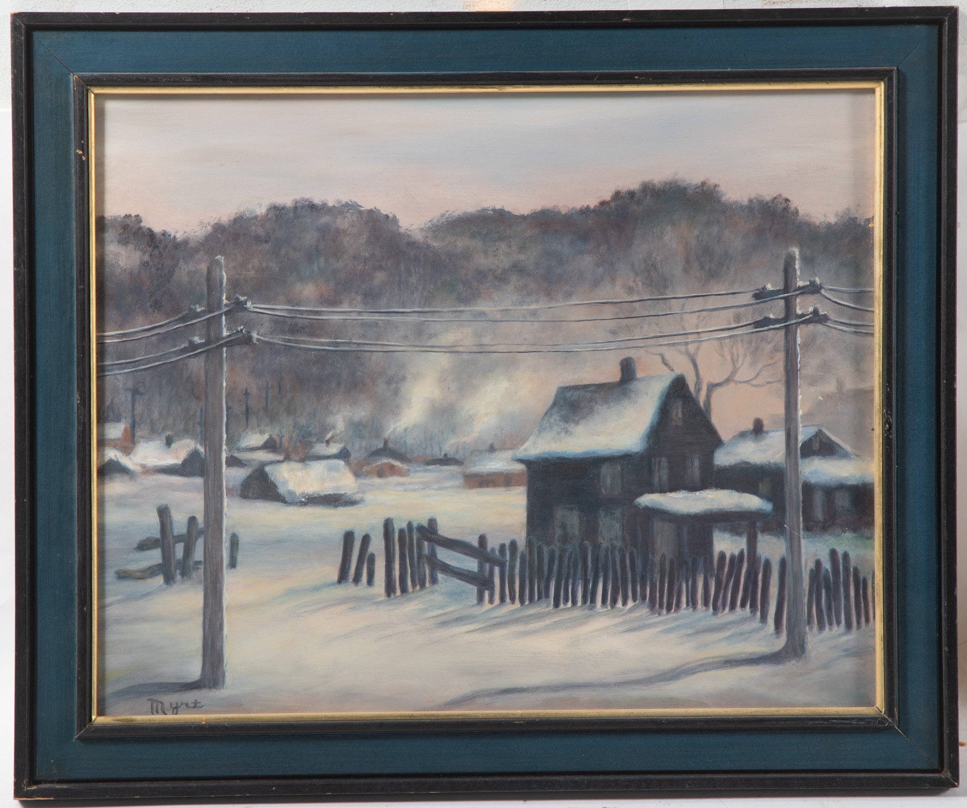 MYRT KIMMERLY. HOUSES IN WINTER,