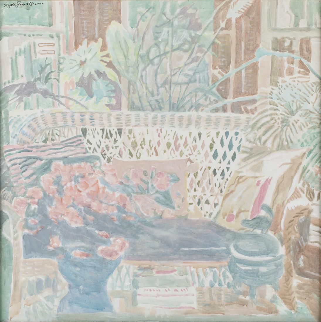 MYRTLE JONES, INTERIOR SCENE WITH