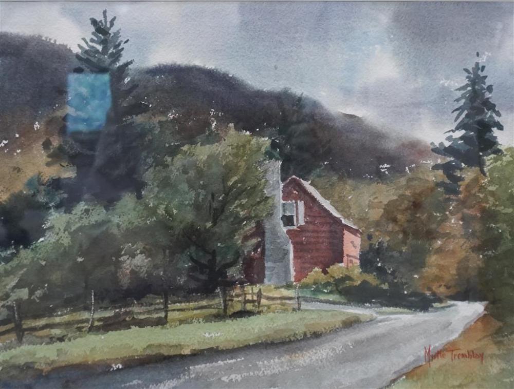 MYRTLE TREMBLAY, FARMHOUSE ALONG