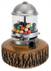 “MYSTERY” 1 CENT GUMBALL VENDO