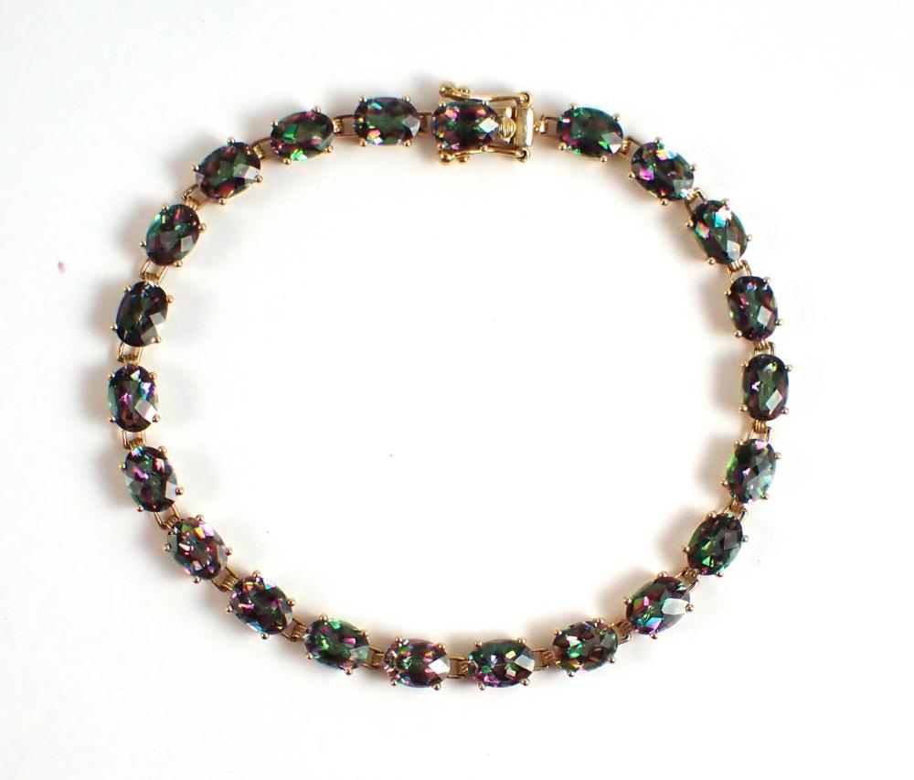 MYSTIC TOPAZ AND FOURTEEN KARAT