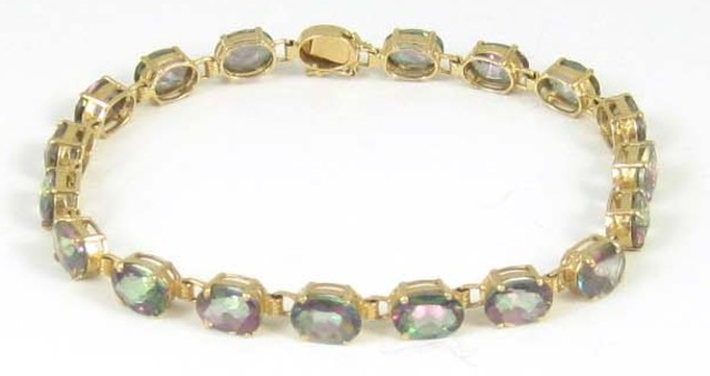 MYSTIC TOPAZ AND YELLOW GOLD