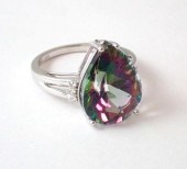 MYSTIC TOPAZ, DIAMOND AND FOUR