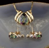MYSTIC TOPAZ PENDANT NECKLACE
