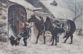 N B Clarkson, 19th C painting