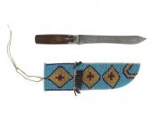 N. CHEYENNE BEADED SHEATH & LA