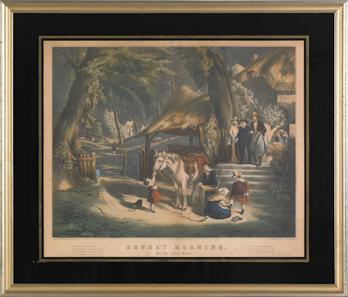 N. Currier colored lithograph
