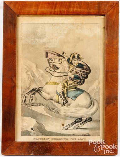 N. CURRIER, NAPOLEON CROSSING THE