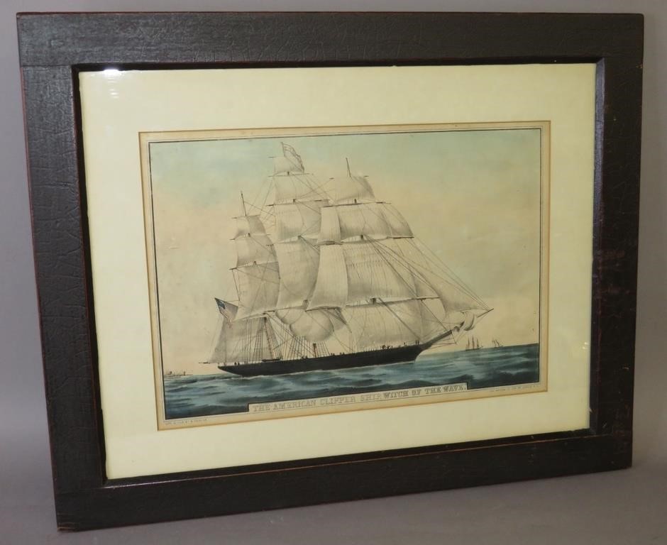 N. CURRIER "THE AMERICAN CLIPPER