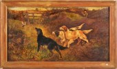 N. DYSON (20TH C.) HUNTING DOG