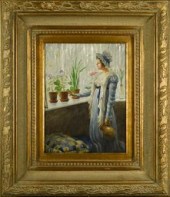 N. Henry Bingham oil on board,